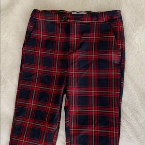 Zara plaid trouser pants